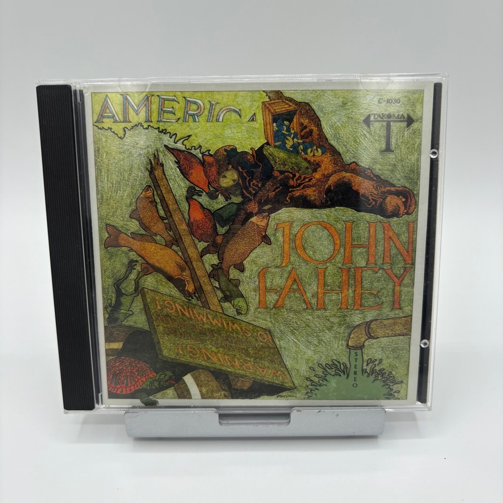 John Fahey America CD Takoma TAKCD-8903-2 1998 Remaster Folk Guitar Excellent‎